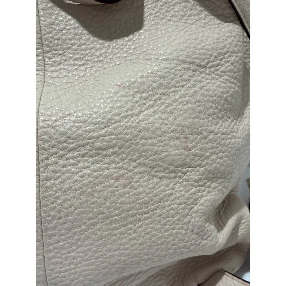 Kate Spade Pebble Leather Drawstring Flap Backpack Leather